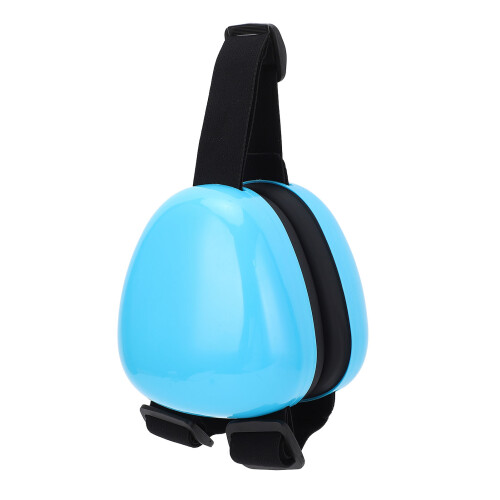(Blue) Adjustable Lightweight Dog Ear Muffs Orange