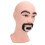 Lifelike Mannequin Head with Beard Resin PVC 2