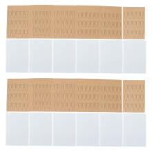 2x Frosted Double-Sided Nail Practice Sheets