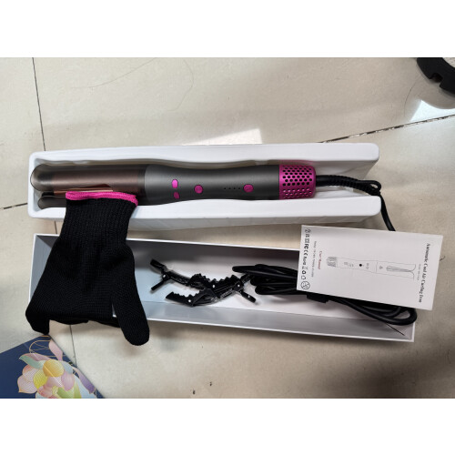 Rotating Curling Iron Automatic Hair Curler Styling Wand 2