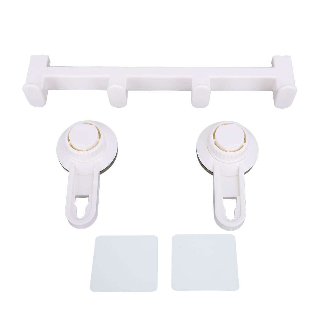 (White) Vacuum Suction Cups And Row Hooks 5Kg Wall Mounted Yellow 461605274003