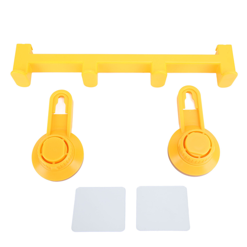 (Yellow) Vacuum Suction Cups And Row Hooks 5Kg Wall Mounted Yellow 461605273990
