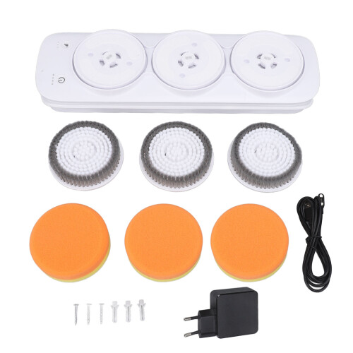 (EU Plug) Wandmontage Elektrische Duschbürste IPX7 EU