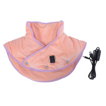(Orange Pink) Verwarmd Nek/Schouder Kussen Timer Oranje/Roze