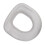 (Grey) Grey EPP Padded Toilet Seat Cover 3