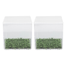 Baseball Storage Case Clear Acrylic Cube Holder 3.1x3.1x3.1cm