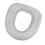 (Grey) Grey EPP Padded Toilet Seat Cover 5