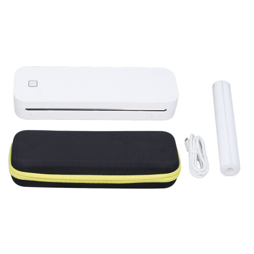 Tragbarer Bluetooth-Thermodrucker 203dpi A4 mit Papierbeutel