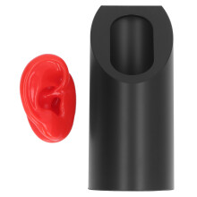 (Right Ear) Silikon-Ohrmodell zum Piercing-Training realistisch weich mit Standfuß