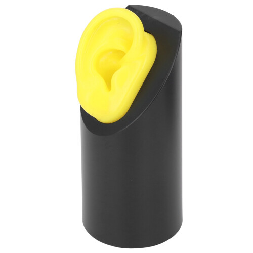 (Right Ear) Silikon-Ohrmodell Medium Gelb mit Zylinder 2