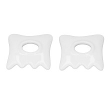 2x Keramische Gua Sha Bord voor Massage