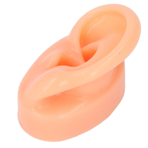 (Left) Soft Silicone Ear Model Tool w/ Black Stand R 1