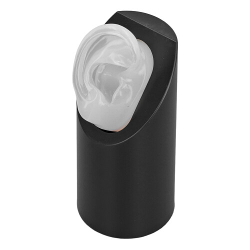 (Right) Zwarte Silicone Oormodel Displayrek Recht 1