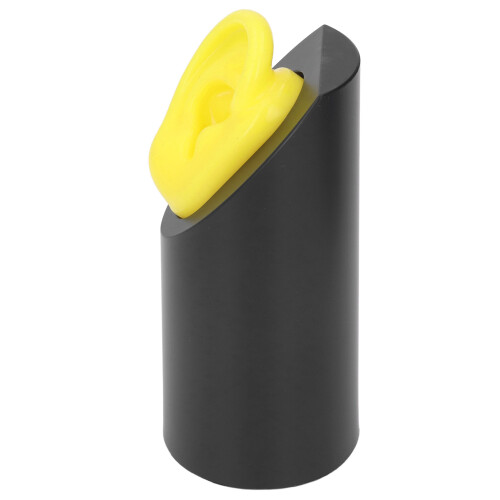 (Right Ear) Silikon-Ohrmodell Medium Gelb mit Zylinder 1