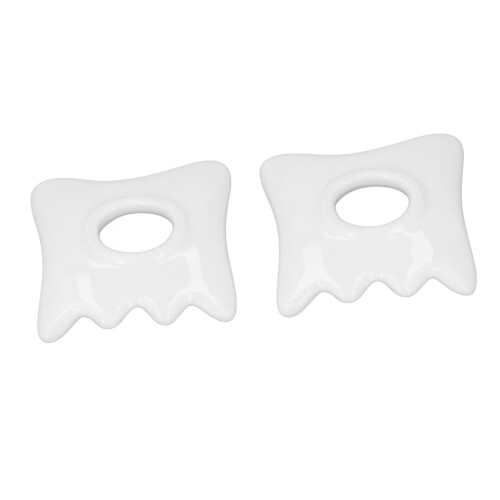 2x Keramische Gua Sha Bord voor Massage 1
