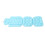 Full Body Bath Pillow Thick Non-Slip Neck Support Blue 5