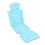 Full Body Bath Pillow Thick Non-Slip Neck Support Blue 2