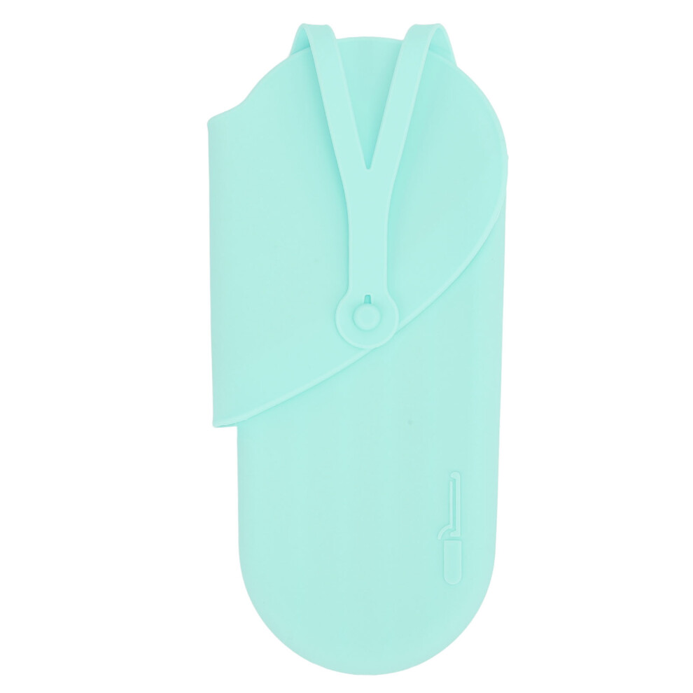(Green) Silicone Heat Resistant Holder Mat for Flat Iron Curling Iron Green