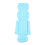 Full Body Bath Pillow Thick Non-Slip Neck Support Blue 4