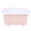 Qtip Holder 3 Compartments with Clear Lid - Pink 5