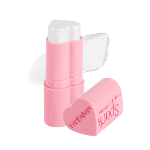 Herz-Blush-Balsam Highlighting-Stick Perlglanz-Makeup