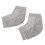 (Grey) Moisturizing Cotton Socks Silicone Heel Repair Grey 4