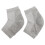 (Grey) Moisturizing Cotton Socks Silicone Heel Repair Grey 2