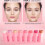 Heart Blush Balm Highlighting Stick Pearl Glitter Makeup 5