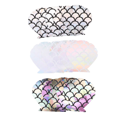 15 paar nipple covers schelpvormig 2