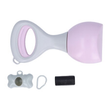 (Purple) Non-Breakable Dog Pooper Scooper 28cm Blue Ergonomic Portable