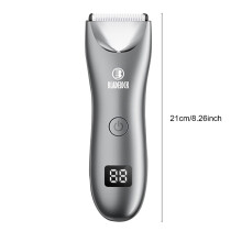 Herren-Haarschneider IPX7 wasserdicht LED LCD Akku Reise