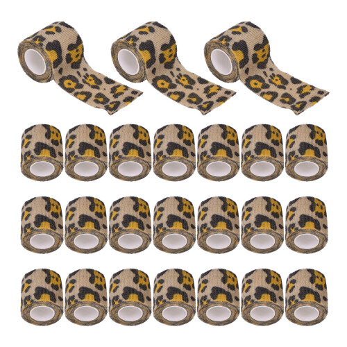 Elastisches Selbstklebendes Nagelwrap-Band 5cm Blumen-Leopard