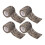 Python-Muster 5cm Vlies Selbstklebend 1,8m 1