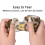 Nagelbandage 5cm Blumen Leopardo Vlies 5