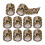 Nagelbandage 5cm Blumen Leopardo Vlies 2