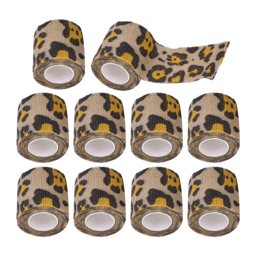 Nagelbandage 5cm Blumen Leopardo Vlies 1