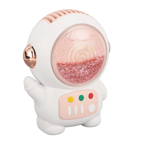 (Roseate) Ventilatore Astronauta USB Mini Senza Pale a Collare 2