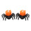 2x Spider Flameless Tea Lights Orange 1