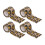 Selbstklebende Nail Wrap Tape 5cm Blumen Leopardo 2