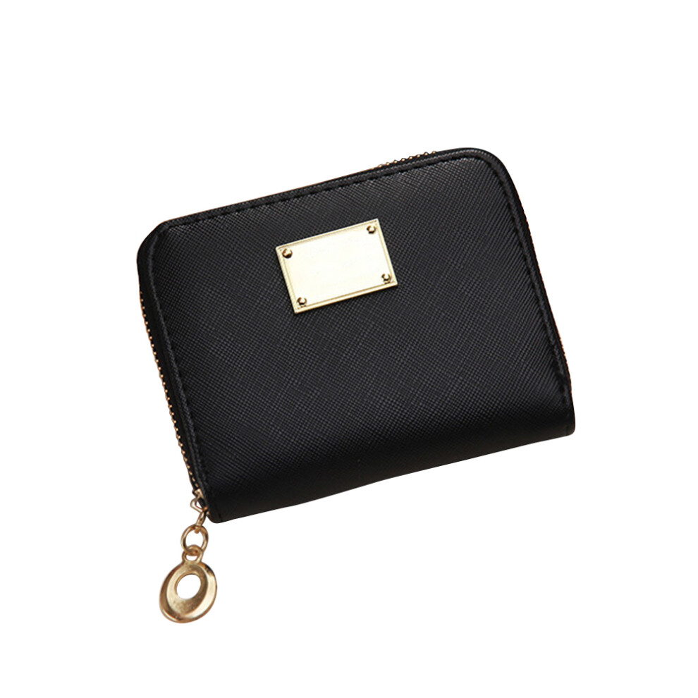 Con Cerniera In Pu Per Carte Chiavi Monete