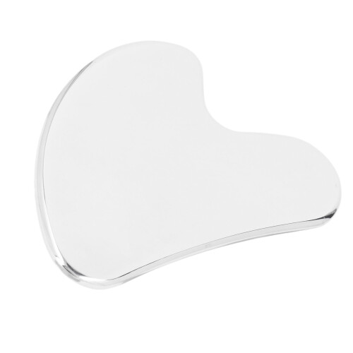 Stainless Steel Heart Gua Sha Board 2