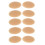 (Light Coffee) 5 Pairs Reusable Silicone Nipple Covers 5