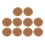 (Dark Coffee) 5 Pairs Reusable Silicone Nipple Covers 4