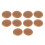 (Dark Coffee) 5 Pairs Reusable Silicone Nipple Covers 3