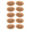 (Dark Coffee) 5 Pairs Reusable Silicone Nipple Covers 5