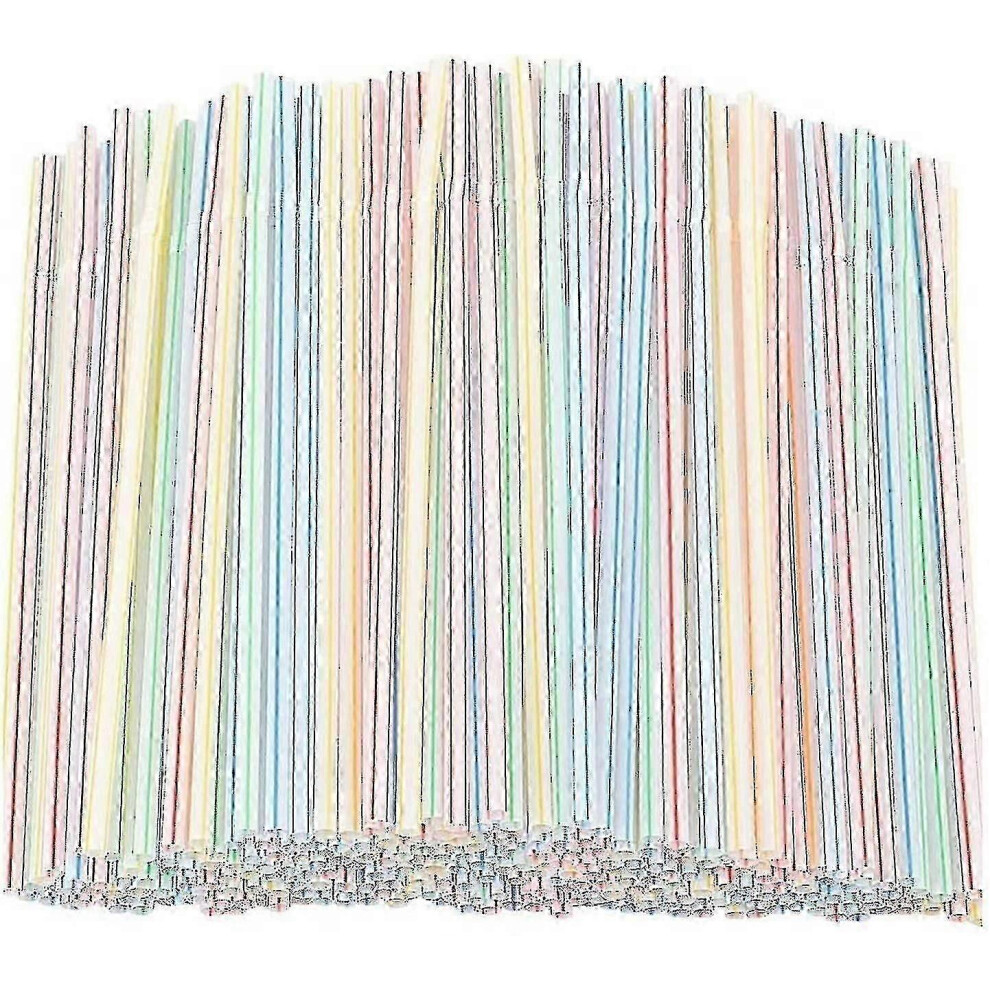 (1200 pieces) Plastic straws Plastic drinking straws Plastic drinking straws