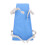 Trapezoidal Position Pad Blue Grooved Portable Leg Support 3
