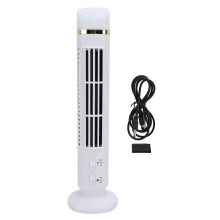 Tower Fan LED Adjustable Speed White Desk Floor Fan for Office Home