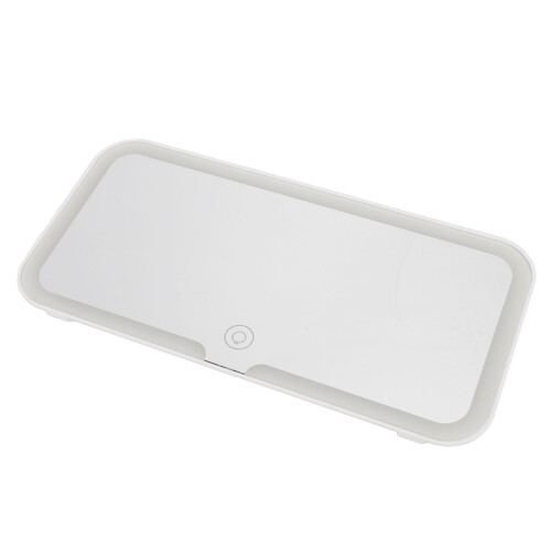 Car Sun Visor Vanity Mirror USB LED Makeup 1