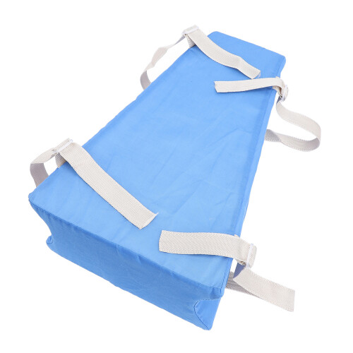 Trapezoidal Position Pad Blue Grooved Portable Leg Support